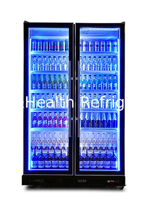 738L Slim Commercial Refrigerator Equipments Bottle Bar Fridge Glass Door Display
