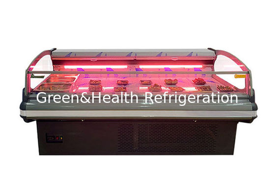 Beef Fresh Commercial Meat Display Refrigerator For Butchery Market