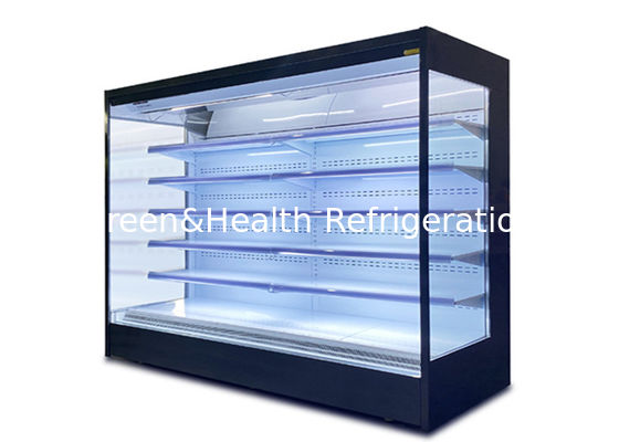 Large Capacity Refrigerated Display Cabinet R134a Commercial Right Angle Chiller