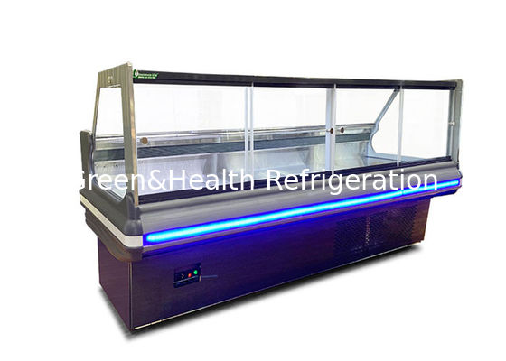 R22 Fan Cooling Deli Showcase Cooler Cake Refrigerator Chocolate Cabinet