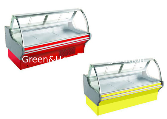R404a Cold Deli Case Seafood Refrigeration Equipment Meat Showcase For Catering