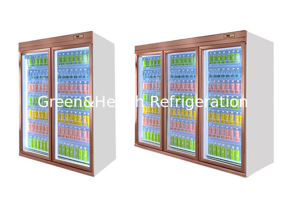 1350W Commercial Refrigerator 2 / 3 / 4 / 5 Door Remote Beverage Fridge