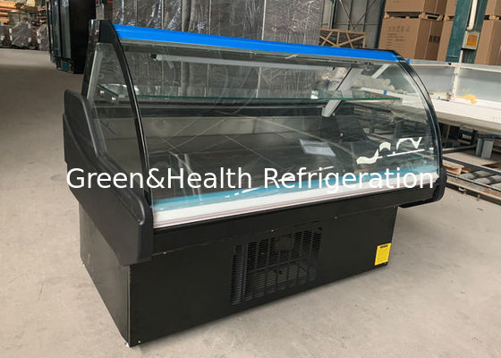 Commercial 100L Capacity Deli Display Refrigerator with Front Flip-Up Glass Door and LED Lighting 6500K