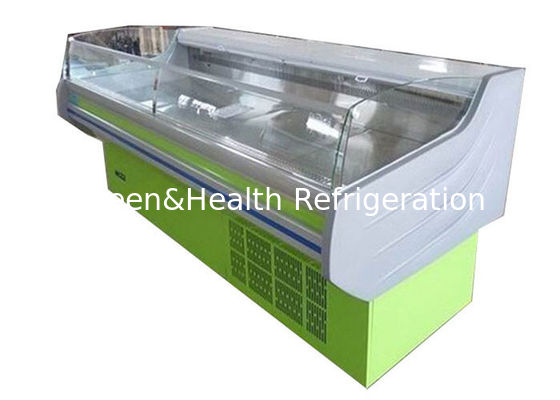 R404a Dynamic Cooling Seafood Fish Display Freezer Meat Display Refrigerator Butcher Equipment
