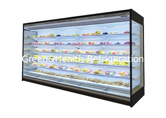 Quiet Frost Free Multideck Open Chiller With Adjustable Shelf