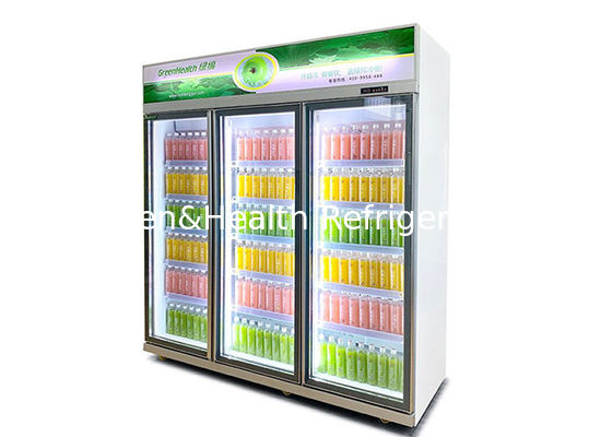 Multi Gate Glass Budget Upright Refrigerated Display Cabinet Chest Freezer 738L