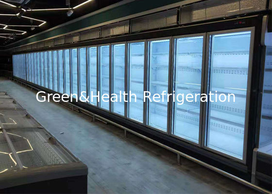 5 Shelf Multideck Open Chiller Vegetable Fruit Glass Door Merchandise Showcase