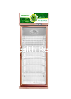 R134a Commercial Display Freezer Glass Door Luxury Upright Refrigerator For Beverage Wine