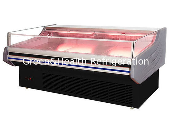 900W Automatic defrosting Fresh Meat Showcase Deep Freezer Refrigerator