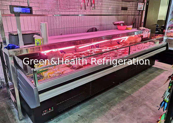 High Efficiency 114L Meat Display Freezer With 220V 50Hz Power Supply