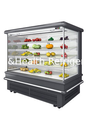 Factory Supply  Remote System Multi- Deck Open Chiller Supermarket Display  Fridge