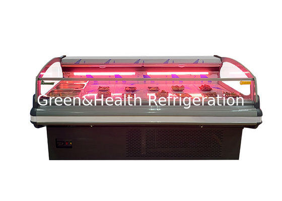 Green&Health Horizontal Refrigerator With Air Curtain For Fish/Fresh Meat/Seafoods