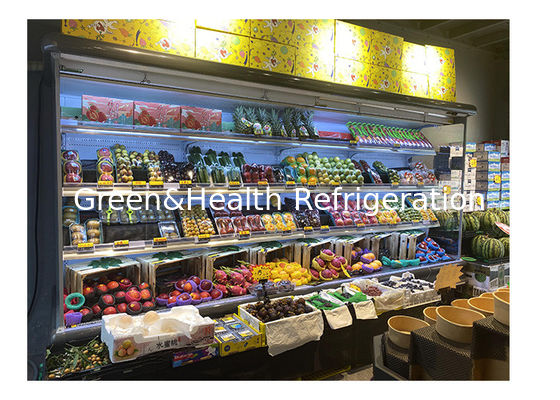 Remote Cooling System Multideck Open Chiller R404a  Energy Saving