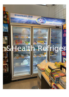 Commercial Glass Door Upright Freezer Display Liquor 953L