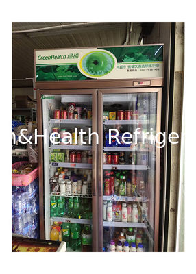 Supermarket Commercial Display Freezer With Glass Door Display Refrigerator
