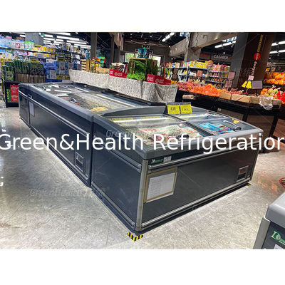 Combined Supermarket Island Freezer