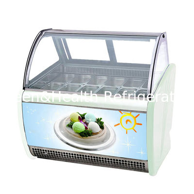 Versatile Storage Container Gelato Display Freezer For Different Types Of Frozen Desserts