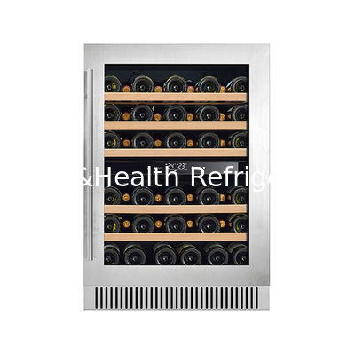 ETL Certificate LD-60D R600a 150L Double Zone Wine Display Fridge For Wine Storage