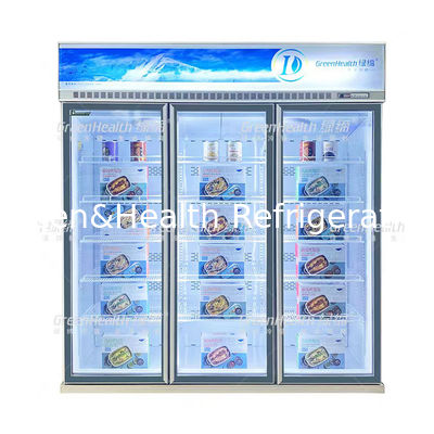 Cubigel Compressor R290 Single Temperature Glass Door Freezer