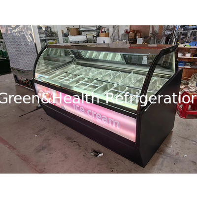 Gelato Ice Cream Display Freezer