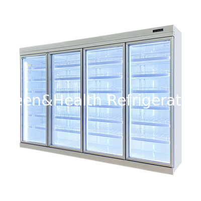 Commercial Frost Free Upright Freezer With 2/3/4/5 Doors Wheels Included