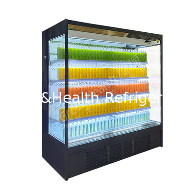 Multideck Open Chiller Refrigerated Shelves Multideck Cabinets With Curtain