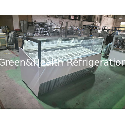 Frost Free Ice Cream Display Showcase With Digital Controller For Catering Businesses