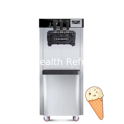 Stainless Steel Ice Cream Making Machines With 3 Flavors And Automatic Function