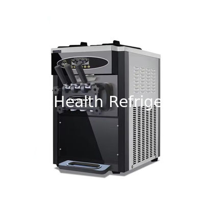 3 Flavor Floor Stand 304 Stainless Steel Ice Cream Making Machines With Casters