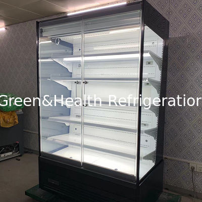 Multideck Double Sliding Glass Door Open Chiller For Business Cooling Needs