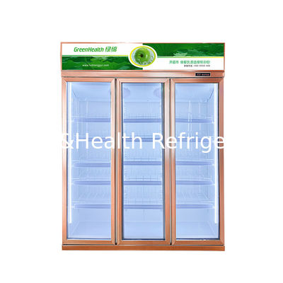 R134a Fan Cooling Commercial Display Refrigerator Drink Chiller