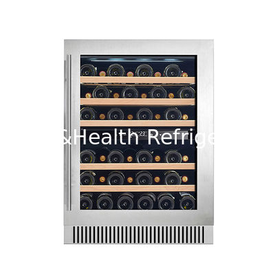 ETL Certificate Dual-Zone Electric 60 Bottles Wine Cooler For Wine Storage And Preservation