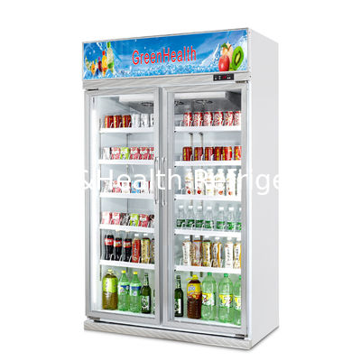 Upright Slide Glass Door Freezer Showcase For Commercial Automatic Defrost Type
