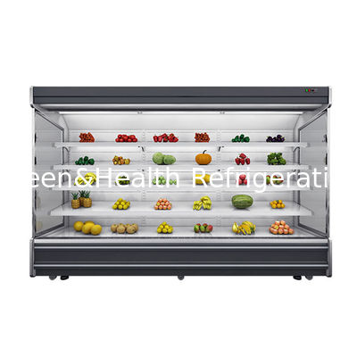 Commercial Factory Supermarket Showcase Front Air Freezer Multideck Open Chiller