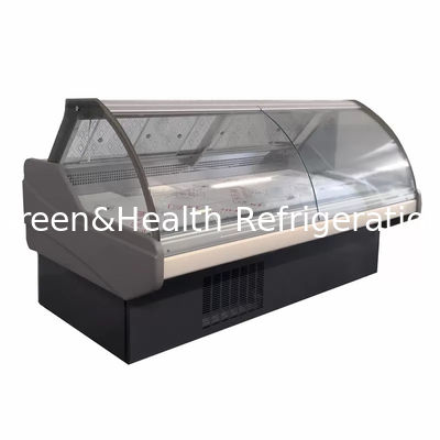 Plug-In System Deli Display Refrigerator Meat Display Cooler Case For Shop