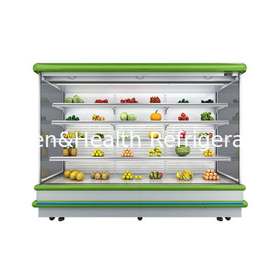 Restaurant R134a Supermarket Display Multideck Open Chiller For Fruits