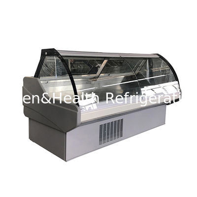 Refrigerated Meat Shop Equipment Display Refrigerator Red Meat Display Case