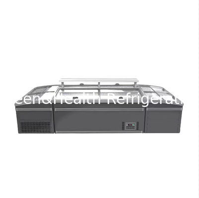 Deep Freezer Cabinet 630L Commercial Display Freezer Automatic Defrost System And LED Light