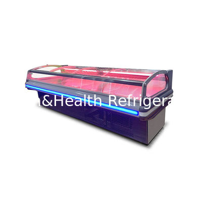 Meat Shops / Supermarkets Storage Refrigerators With LED Lights For Fresh Meat Storage