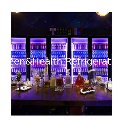 2/3 Doors Multiple Variable Color Beverages Alcoholic Beverages Refrigerated Display Cabinets