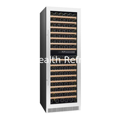 ETL Certificate 326 Units Equipped With Two Glass Doors Three Independent Temperature Wine Coolers