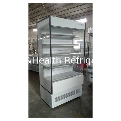 Commercial Small Storage Display Open Type Chiller Air Curtain Cabinet In Convenience Stores / Small Shops
