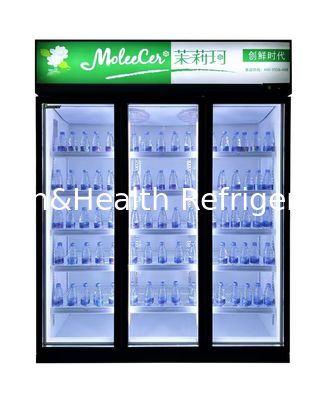 Reach In Refrigerator Commercial Beverage Cooler 3 Glass Door Commercial Upright Refrigerator Energy Efficient