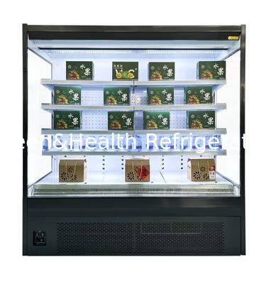 Plug-in Type Vegetable Display Fridge Multideck Display Chiller Commercial Open Case Chiller