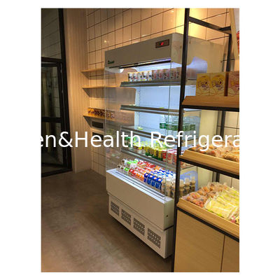 Convenience Store Small Outdoor Unit Open Type Chiller Small Air Curtain Cabinet Freezer