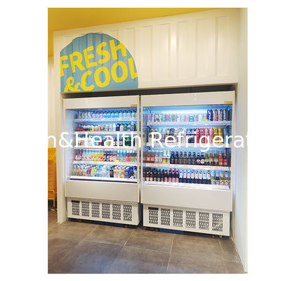 Small Convenience Stores / Convenience Stores Small Open Refrigerators To Store Fruits / Vegetables Mini Fridge