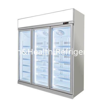 Factory High Quality Three Door Luxury Frozen Goods Display Freezer