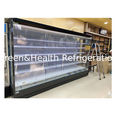 Commercial Supermarket Right Angled Lower Unit Open Storage Display Freezer