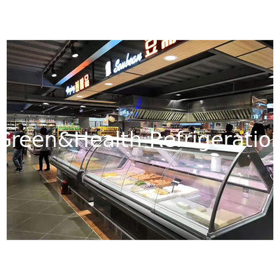 Commercial Cooked Food Refrigeration Display Cooked Food Freezer Fridge
