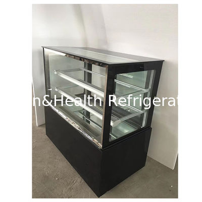 Supermarket/Store Commercial Right Angle Stainless Steel Cake Refrigerated Storage Display Freezer